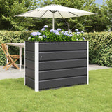 Planter Anthracite 100 x 50 x 75 cm Galvanised Steel