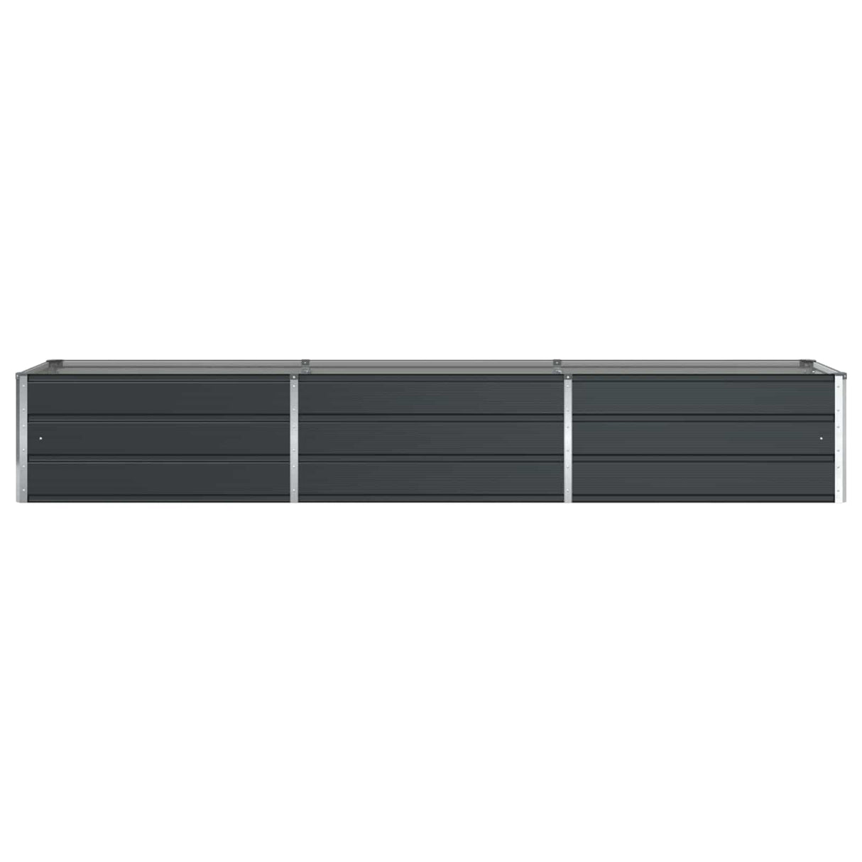 Planter Anthracite 290 x 50 x 45 cm Galvanised Steel