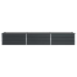 Planter Anthracite 290 x 50 x 45 cm Galvanised Steel