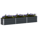 Planter Anthracite 290 x 50 x 45 cm Galvanised Steel