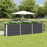 Planter Anthracite 290 x 50 x 75 cm Galvanised Steel
