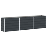 Planter Anthracite 290 x 50 x 75 cm Galvanised Steel