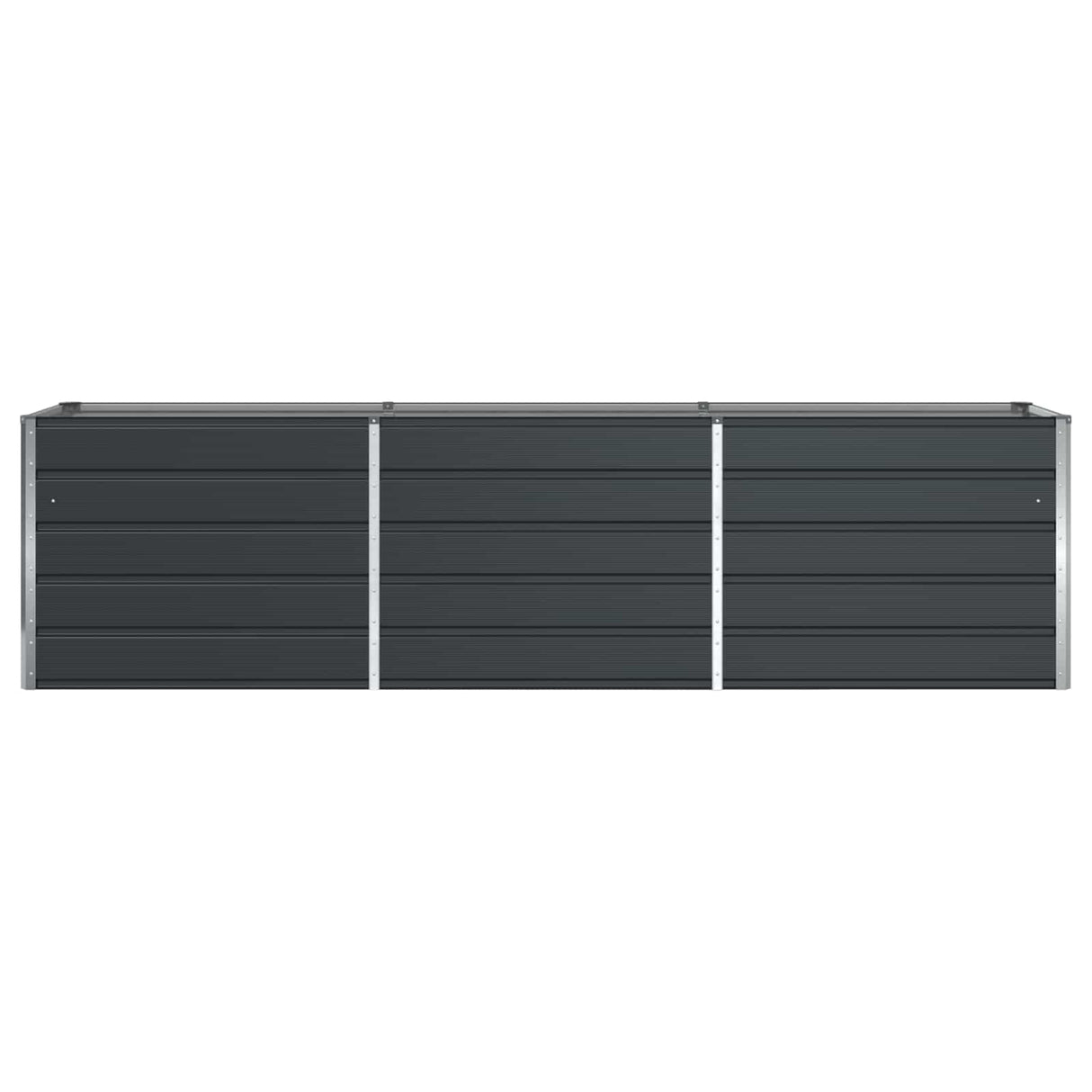 Planter Anthracite 290 x 50 x 75 cm Galvanised Steel