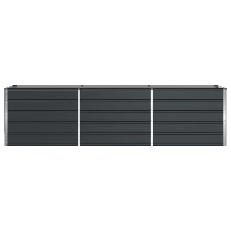 Planter Anthracite 290 x 50 x 75 cm Galvanised Steel