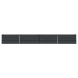 Planter Anthracite 385 x 50 x 45 cm Galvanised Steel