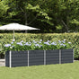 Planter Anthracite 385 x 50 x 75 cm Galvanised Steel