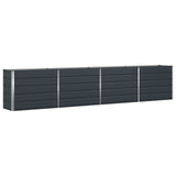 Planter Anthracite 385 x 50 x 75 cm Galvanised Steel