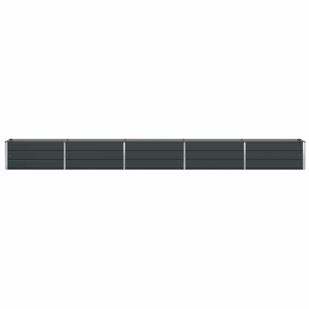 Planter Anthracite 195 x 50 x 45 cm Galvanised Steel
