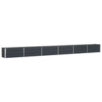 Planter Anthracite 580 x 50 x 45 cm Galvanised Steel