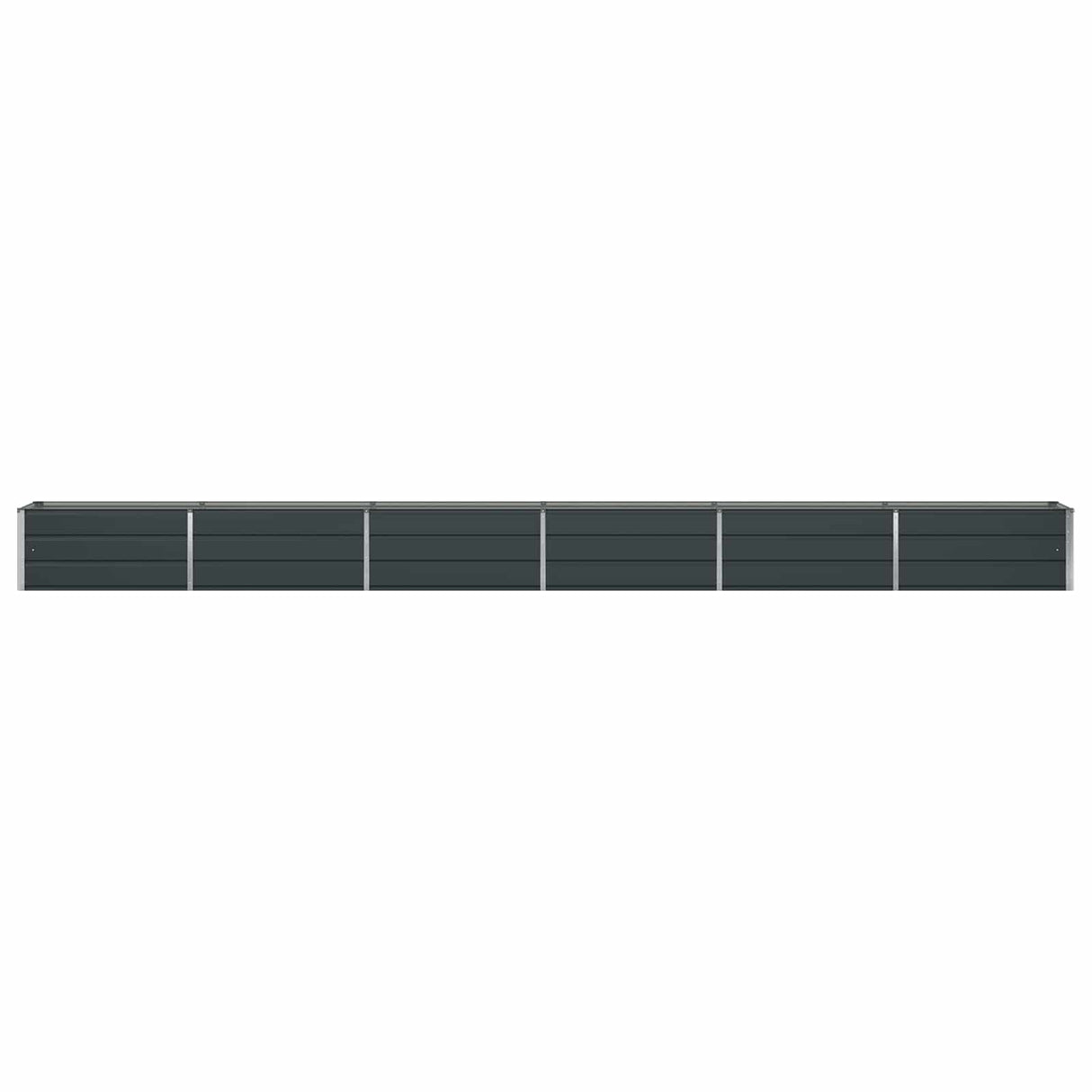 Planter Anthracite 580 x 50 x 45 cm Galvanised Steel