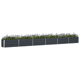 Planter Anthracite 580 x 50 x 45 cm Galvanised Steel