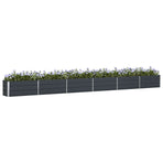 Planter Anthracite 580 x 50 x 45 cm Galvanised Steel