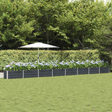 Planter Anthracite 770 x 50 x 45 cm Galvanised Steel