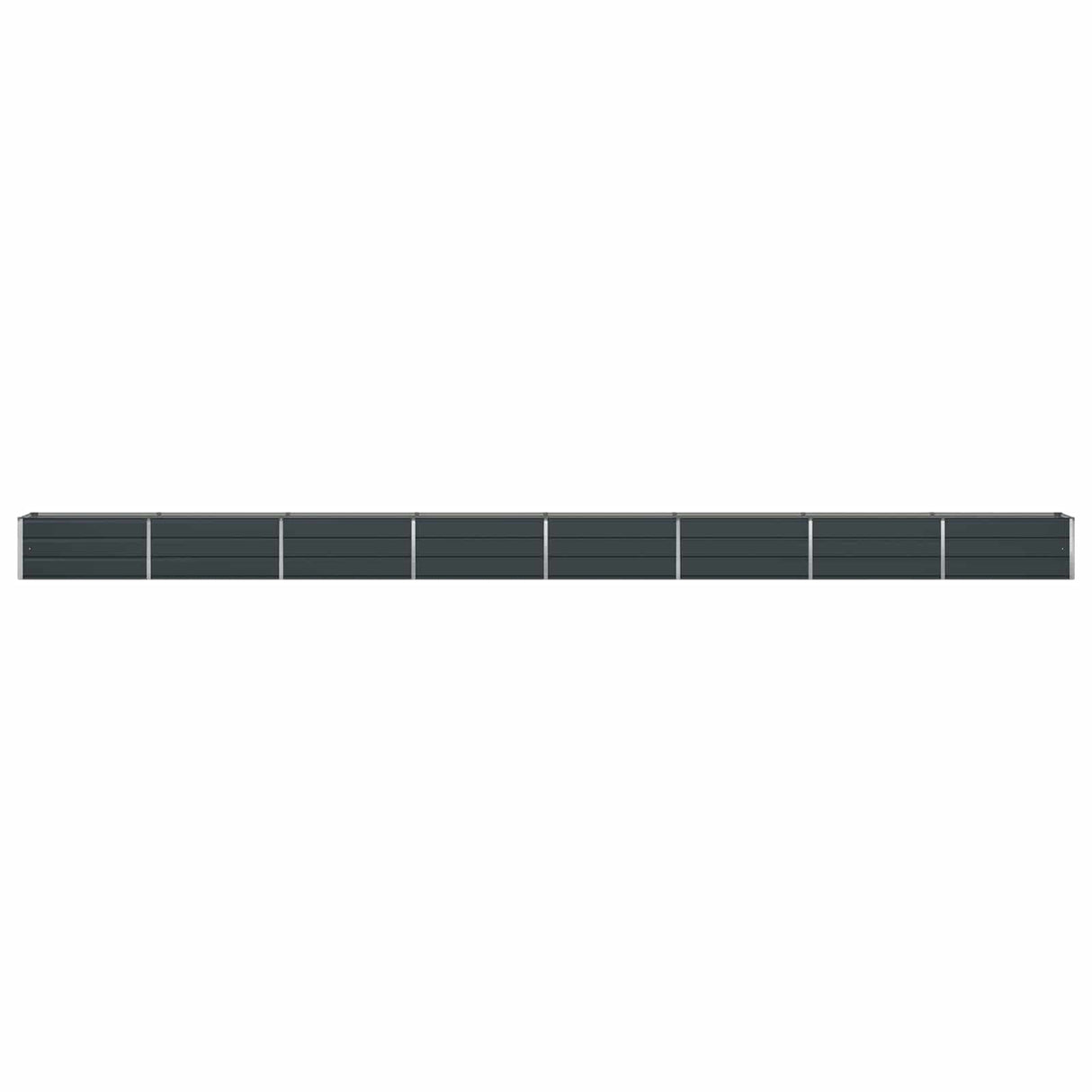 Planter Anthracite 770 x 50 x 45 cm Galvanised Steel