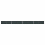 Planter Anthracite 770 x 50 x 45 cm Galvanised Steel