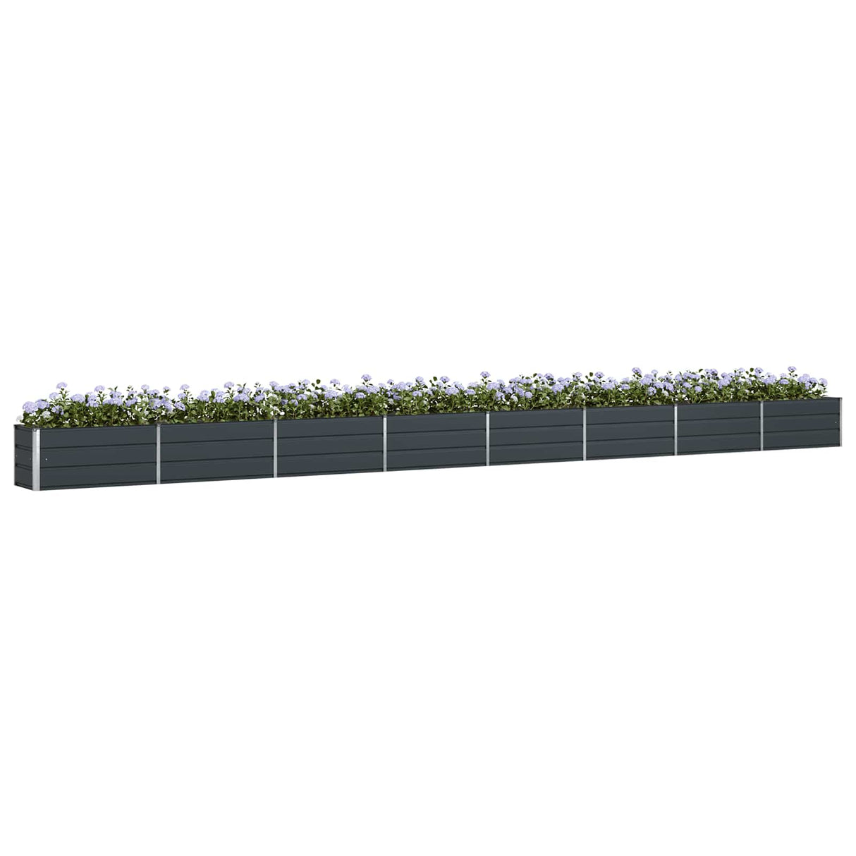 Planter Anthracite 770 x 50 x 45 cm Galvanised Steel