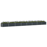 Planter Anthracite 770 x 50 x 45 cm Galvanised Steel