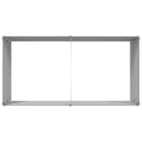 Planter Anthracite 195 x 100 x 45 cm Galvanised Steel