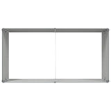 Planter Anthracite 195 x 100 x 45 cm Galvanised Steel - Close-Up Angle