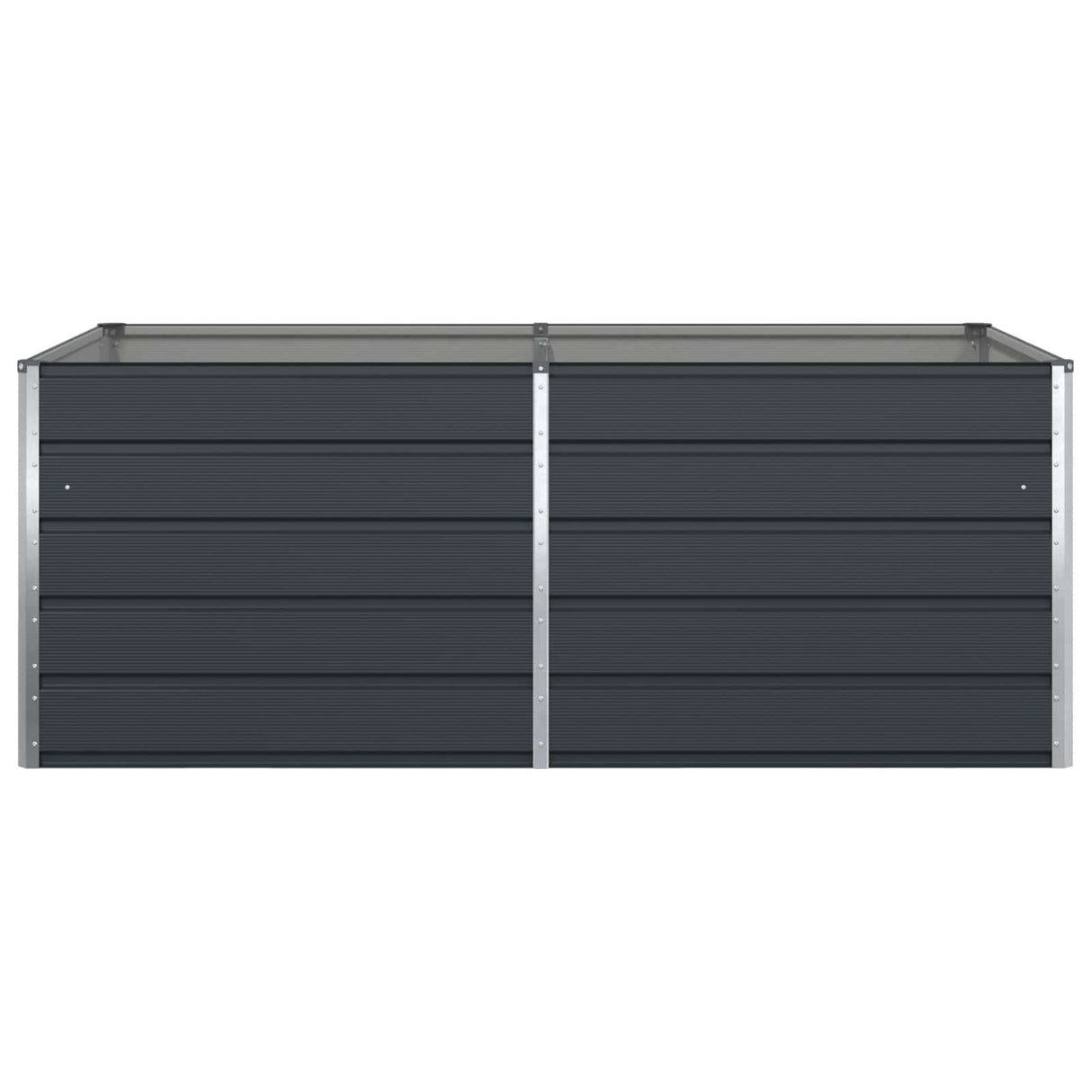 Planter Anthracite 195 x 100 x 75 cm Galvanised Steel