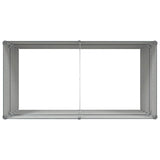 Planter Anthracite 195 x 100 x 75 cm Galvanised Steel