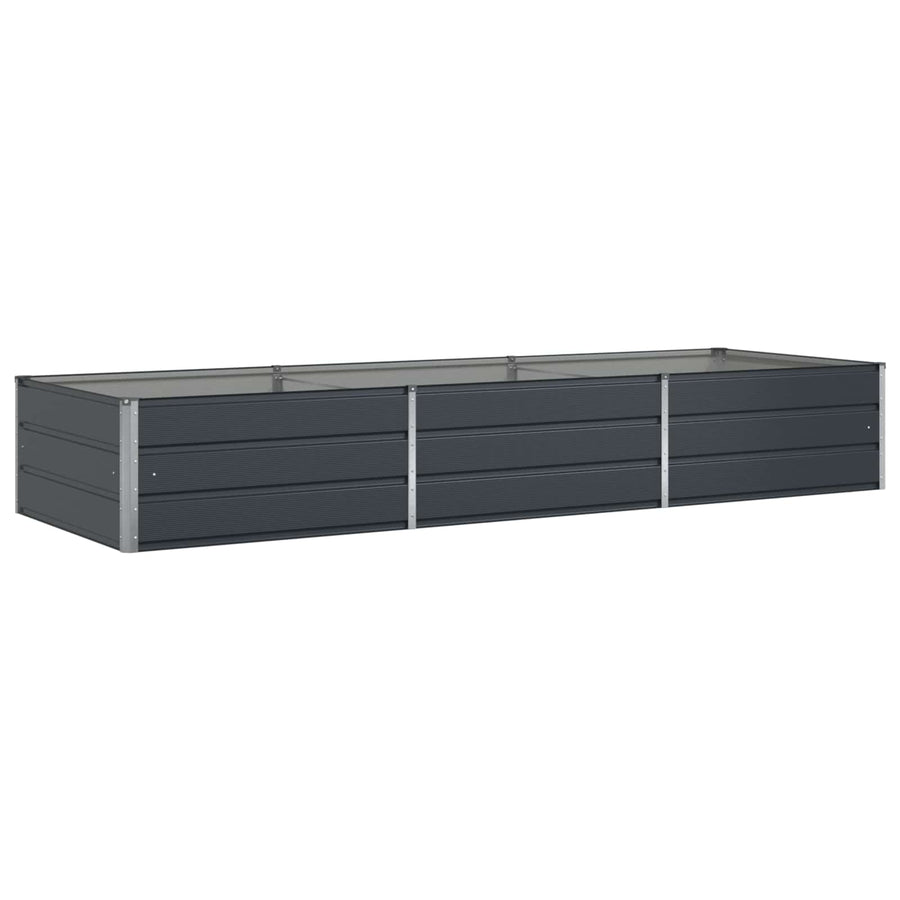 Planter Anthracite 290 x 100 x 45 cm Galvanised Steel