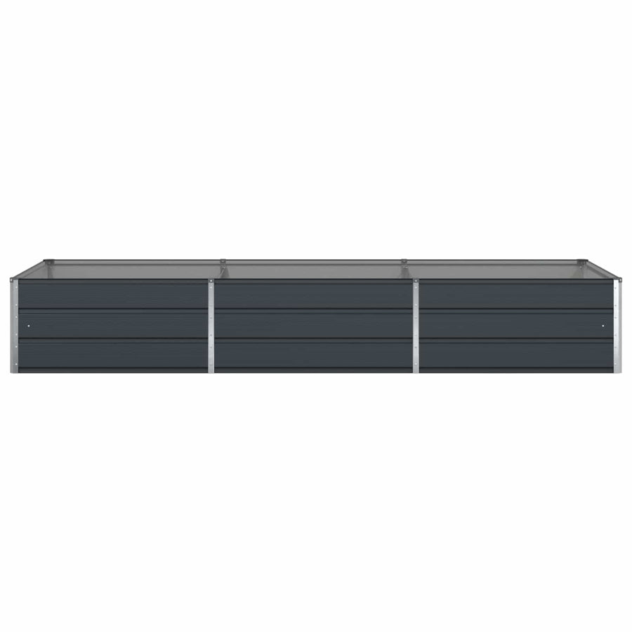 Planter Anthracite 290 x 100 x 45 cm Galvanised Steel