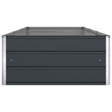 Planter Anthracite 290 x 100 x 45 cm Galvanised Steel