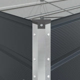 Planter Anthracite 290 x 100 x 75 cm Galvanised Steel