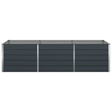 Planter Anthracite 290 x 100 x 75 cm Galvanised Steel