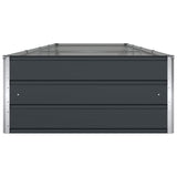 Planter Anthracite 385 x 100 x 45 cm Galvanised Steel
