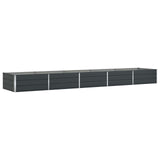 Planter Anthracite 480 x 100 x 45 cm Galvanised Steel
