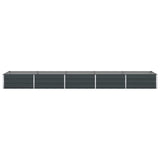 Planter Anthracite 480 x 100 x 45 cm Galvanised Steel