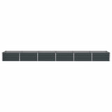 Planter Anthracite 580 x 100 x 45 cm Galvanised Steel