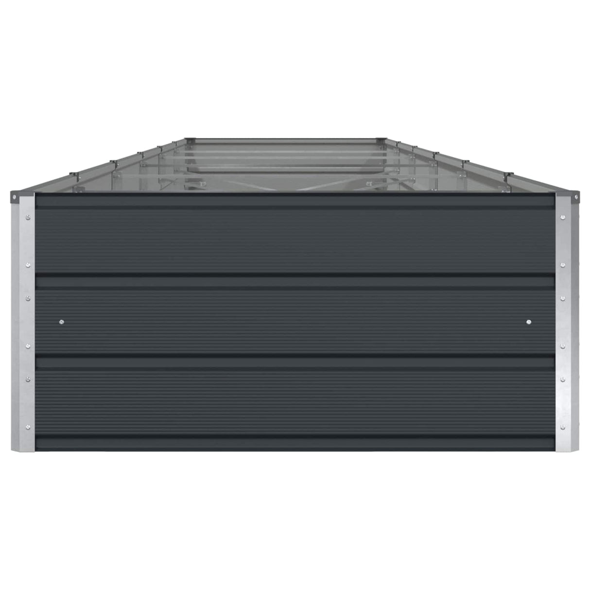 Planter Anthracite 580 x 100 x 45 cm Galvanised Steel