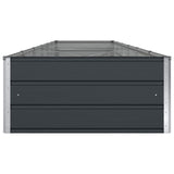 Planter Anthracite 580 x 100 x 45 cm Galvanised Steel