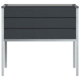 Planter Anthracite 100 x 45 x 90 cm Galvanised Steel