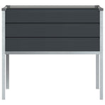 Planter Anthracite 100 x 45 x 90 cm Galvanised Steel