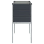Planter Anthracite 100 x 45 x 90 cm Galvanised Steel