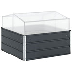 Planter Anthracite 100 x 100 x 77 cm Galvanised Steel