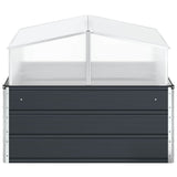 Planter Anthracite 100 x 100 x 77 cm Galvanised Steel