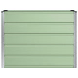 Planter Green 100 x 40 x 75 cm Steel - Top-Down View