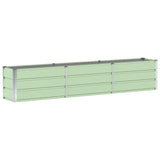 Planter Green 240 x 40 x 45 cm Steel