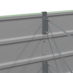 Planter Green 240 x 40 x 75 cm Steel