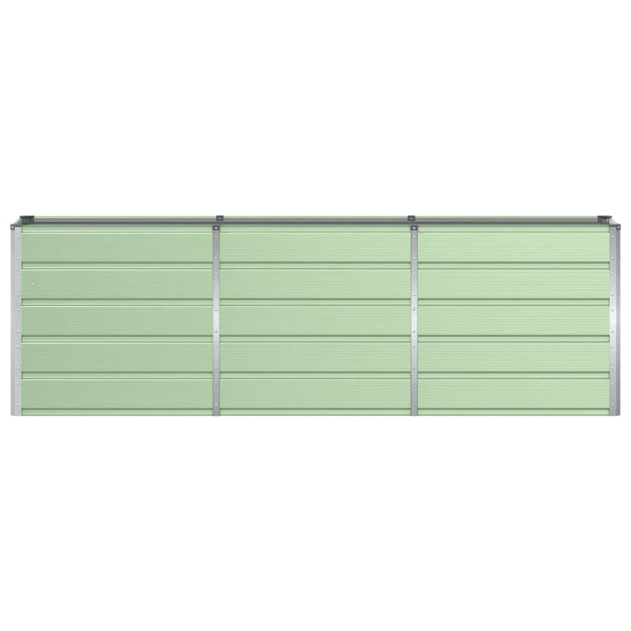 Planter Green 240 x 40 x 75 cm Steel