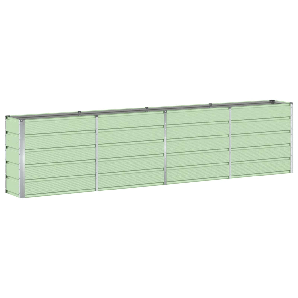 Planter Green 320 x 40 x 75 cm Steel