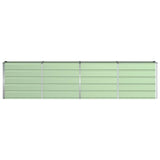 Planter Green 320 x 40 x 75 cm Steel