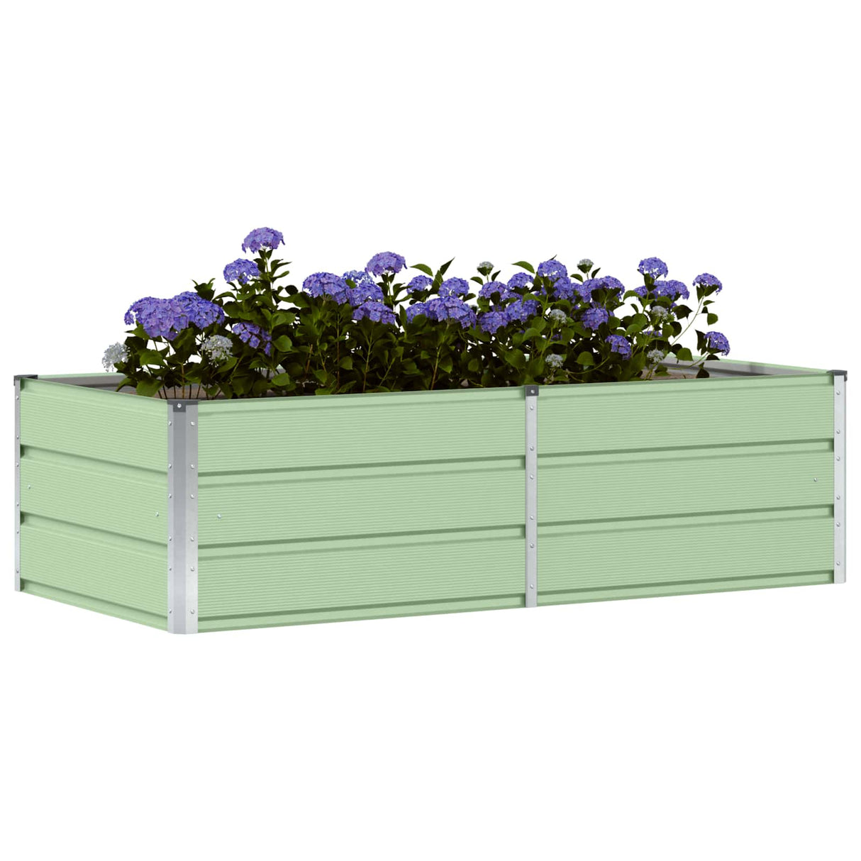 Planter Green 160 x 80 x 45 cm Steel