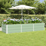 Planter Green 240 x 80 x 45 cm Steel