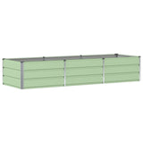 Planter Green 240 x 80 x 45 cm Steel